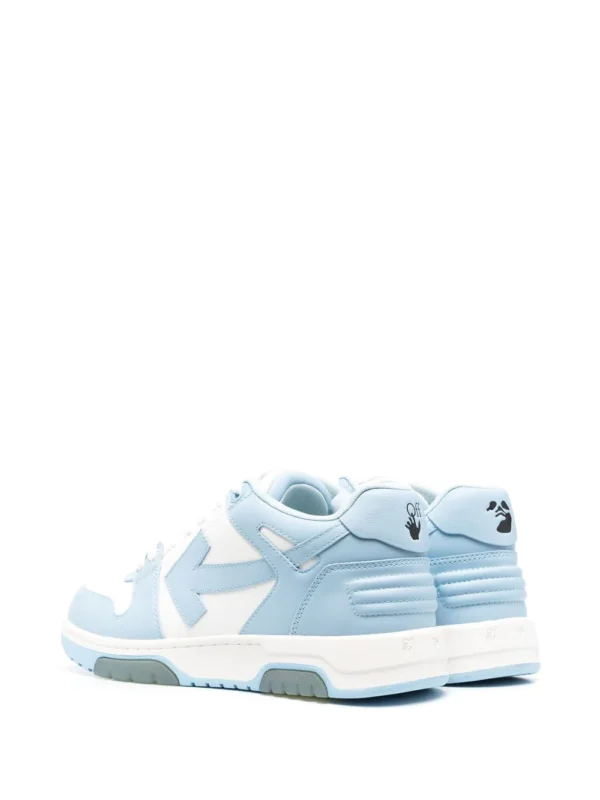 OFF-WHITE OUT OF OFFICE “OOO” CALF LEATHER LIGHT BLUE - imagine 3