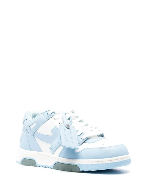 OFF-WHITE OUT OF OFFICE “OOO” CALF LEATHER LIGHT BLUE - imagine 2
