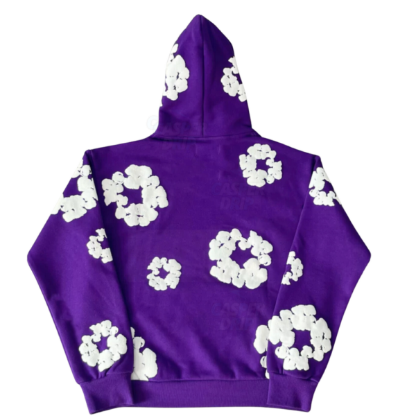 DENIM TEARS – Hoodie Violet - imagine 2
