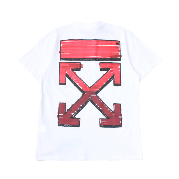 T-SHIRT OFF – NERO/BIANCO 3 - imagine 3