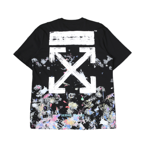 T-SHIRT OFF – NERO/BIANCO 8 - imagine 2