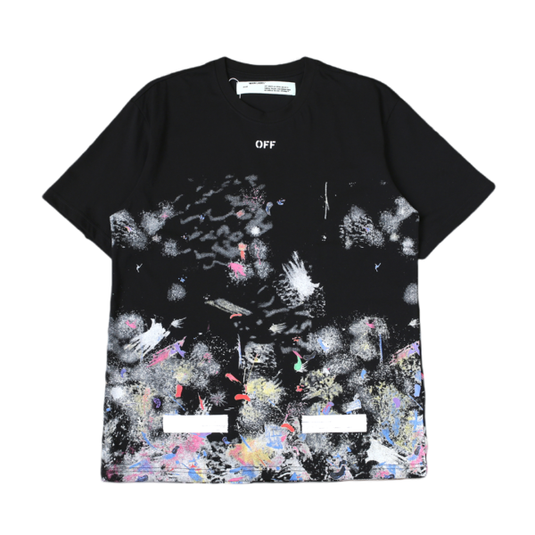 T-SHIRT OFF – NERO/BIANCO 8 - imagine 3