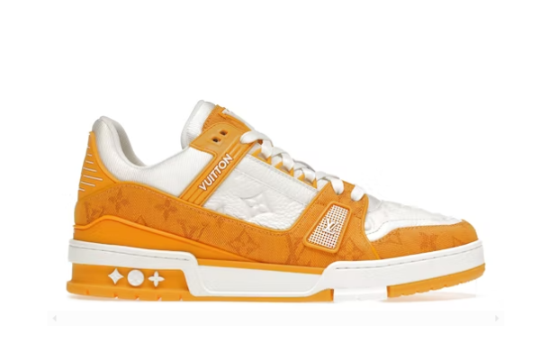 Trainer Yellow Monogram Denim White - imagine 2
