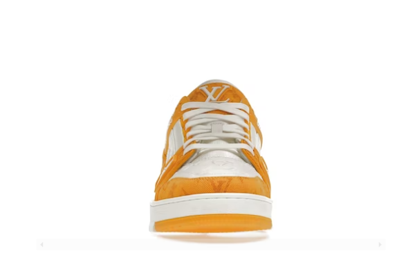 Trainer Yellow Monogram Denim White - imagine 3