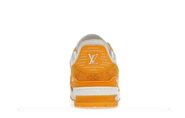 Trainer Yellow Monogram Denim White - imagine 4
