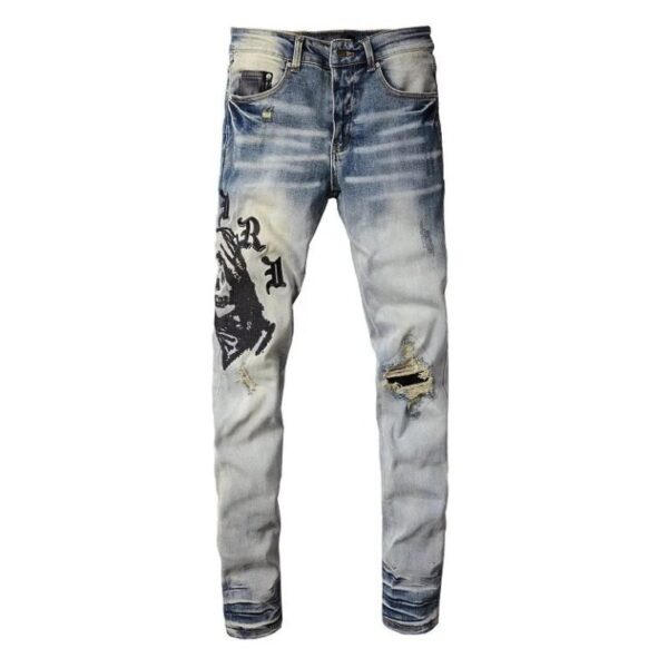 JEANS AMIRI – BLACK LOGO 2.0 - imagine 2