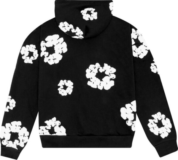 DENIM TEARS – Hoodie Black - imagine 2