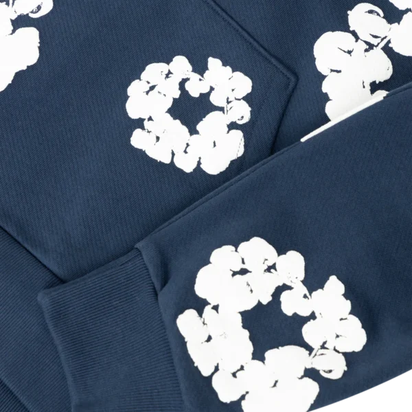 DENIM TEARS – Hoodie Blue - imagine 3