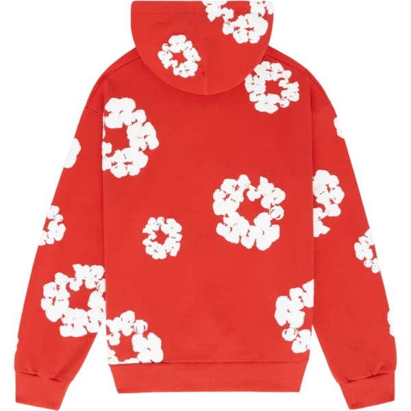 DENIM TEARS – Hoodie Red - imagine 2