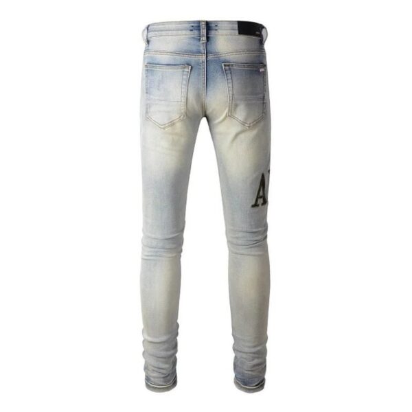 JEANS AMIRI – BLACK LOGO - imagine 3