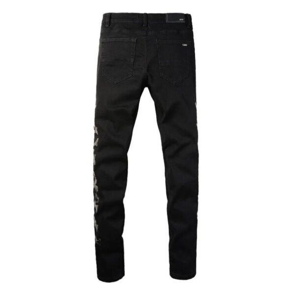 JEANS AMIRI – BLACK BONES - imagine 3