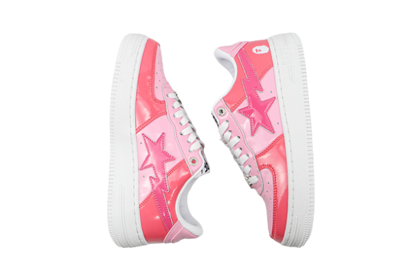BAPESTA COMBO PINK-WHITE - imagine 2