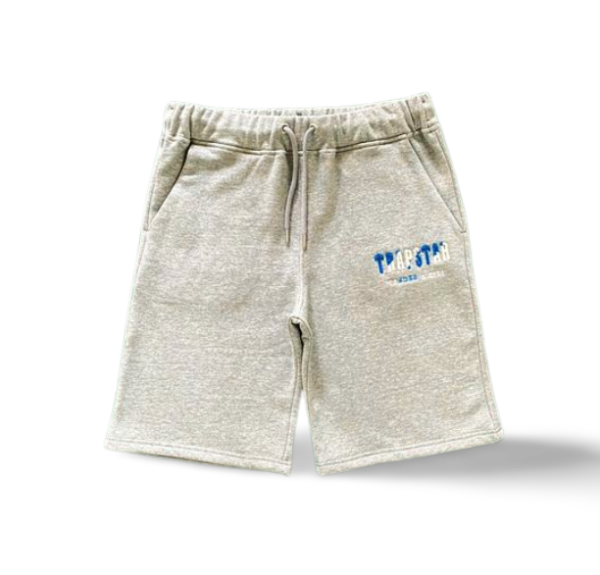 CHENILLE DECODED SHORT SET-GREY - imagine 3