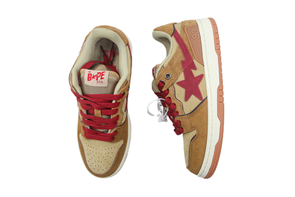 BAPESTA COMBO BROWN-RED - imagine 2