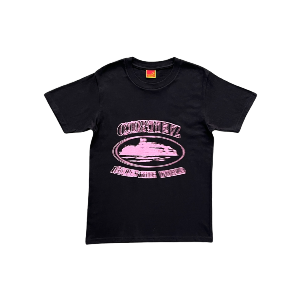 CRTZ T-SHORT BLACK-PINK
