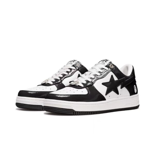 BAPESTA BLACK-WHITE - imagine 2