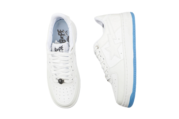 BAPESTA COMBO WHITE-PINK - imagine 2
