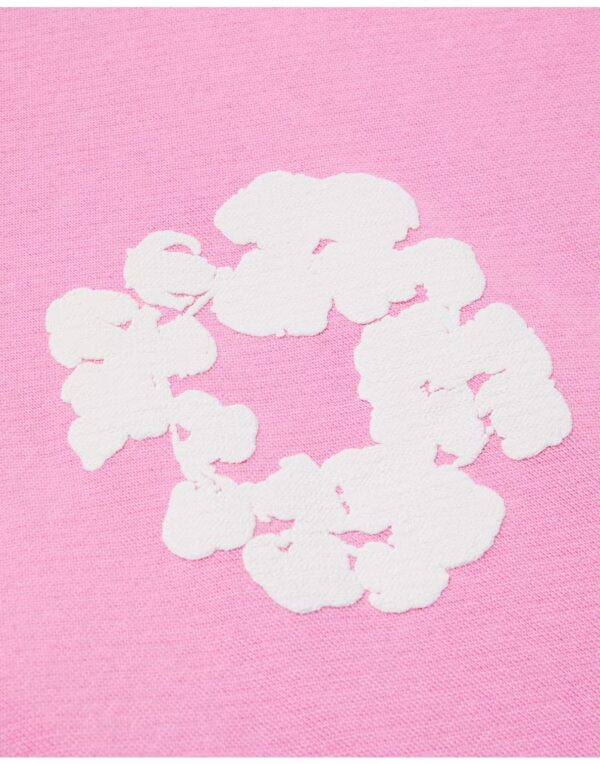 DENIM TEARS – Hoodie Pink - imagine 3