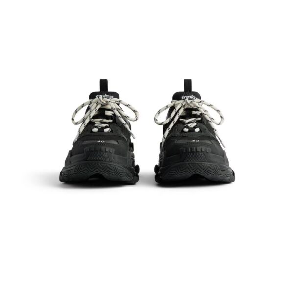 Sneakers Triple S in Nero - imagine 7