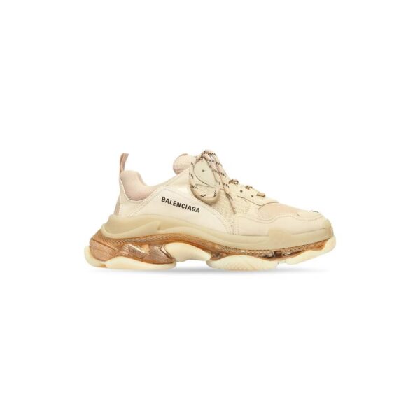 Sneakers Triple S Clear Sole in Beige