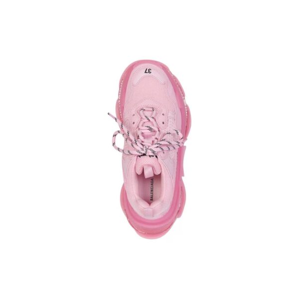 Sneakers Triple S Clear Sole in Rosa - imagine 2