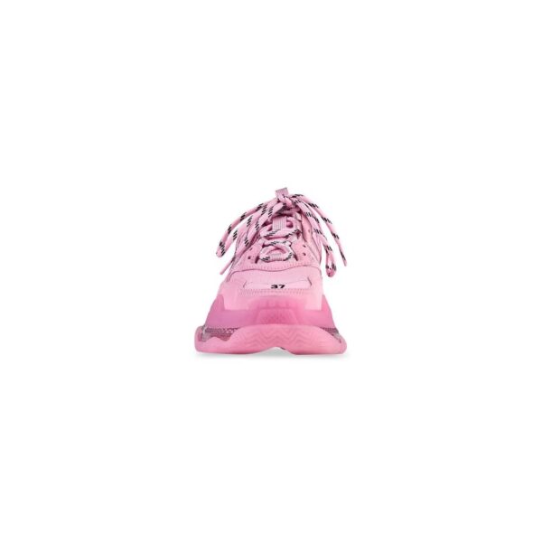 Sneakers Triple S Clear Sole in Rosa - imagine 4