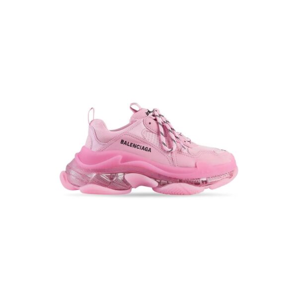 Sneakers Triple S Clear Sole in Rosa