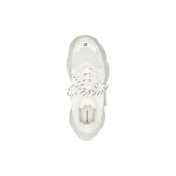 Sneakers Triple S Clear Sole in Bianco - imagine 4