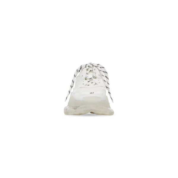 Sneakers Triple S Clear Sole in Bianco - imagine 3