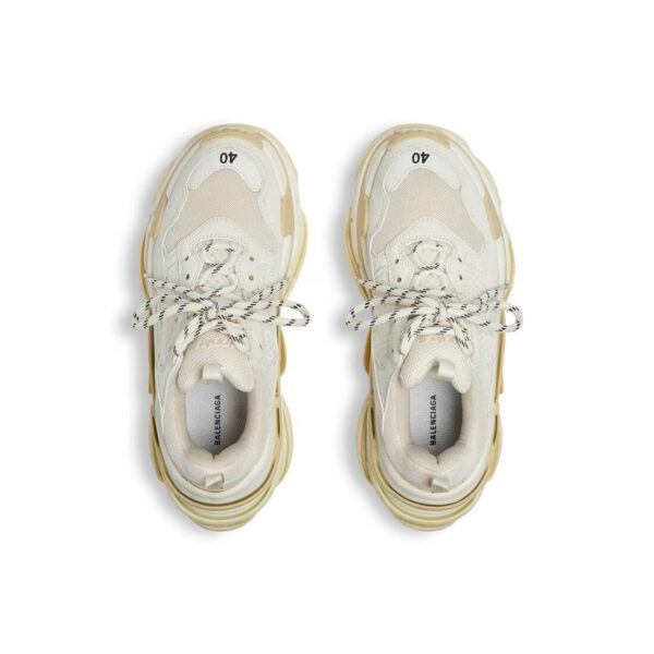 Sneakers Triple S in Bianco - imagine 7