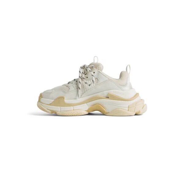 Sneakers Triple S in Bianco - imagine 3