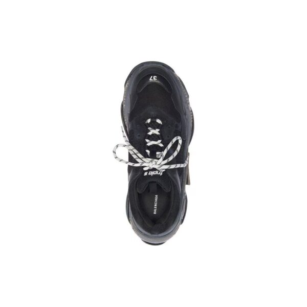 Sneakers Triple S Clear Sole in Nero - imagine 2