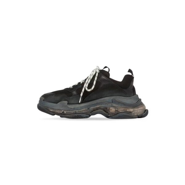 Sneakers Triple S Clear Sole in Nero - imagine 4