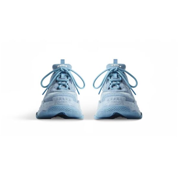 Sneaker Triple S Denim in Blu - imagine 7
