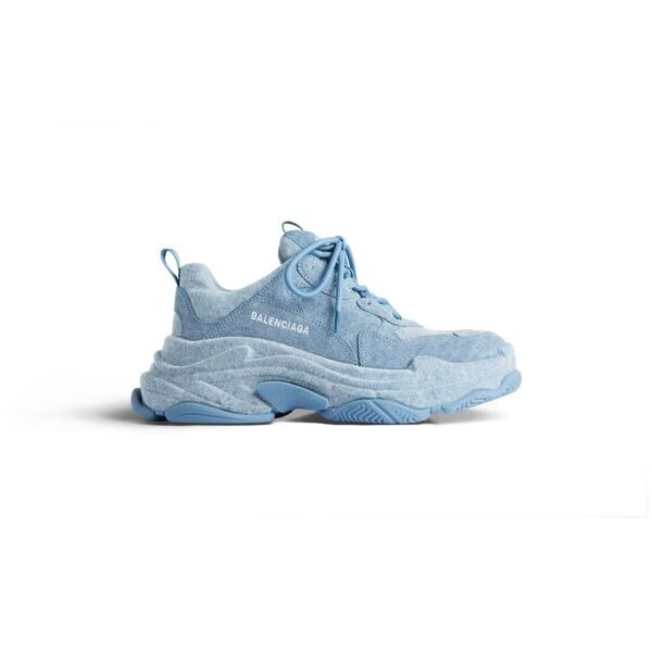 Sneaker Triple S Denim in Blu