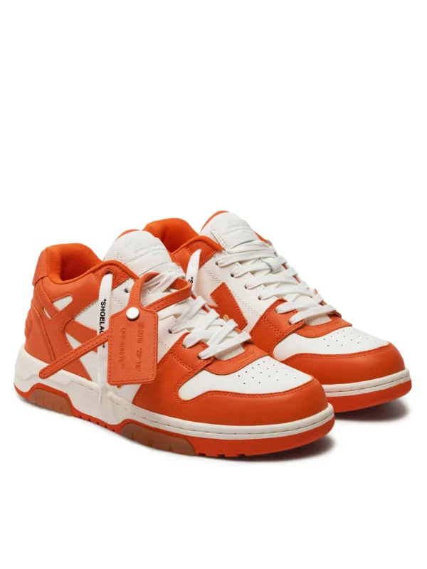 OFF-WHITE OUT OF OFFICE “OOO” CALF LEATHER ORANGE - imagine 2