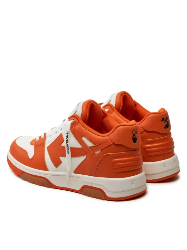 OFF-WHITE OUT OF OFFICE “OOO” CALF LEATHER ORANGE - imagine 6