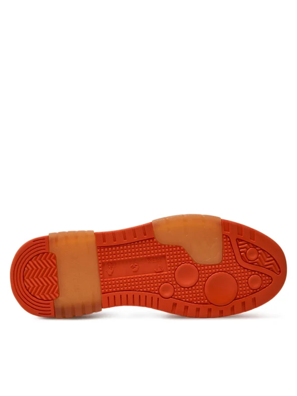 OFF-WHITE OUT OF OFFICE “OOO” CALF LEATHER ORANGE - imagine 4