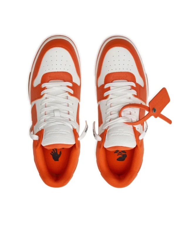 OFF-WHITE OUT OF OFFICE “OOO” CALF LEATHER ORANGE - imagine 5